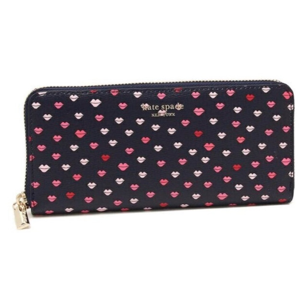 kate spade - sylvia lips - slim continental wallet